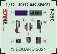 1/72 Eduard F-35C Space for ITALERI 3DL72049