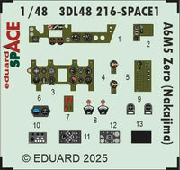 1/48 Eduard A6M5 Zero (Nakajima) for FINE MOLDS kit 3DL48216