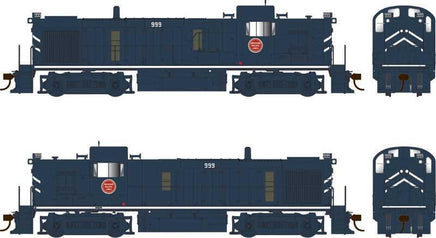 HO Bowser ALCo RS-3 Missouri Pacific Solid Blue Scheme Cab #996 w/DCC & Sound 25213
