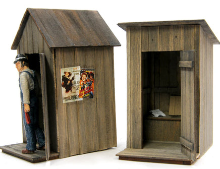 HO Banta Modelworks 6 in 1 Outhouse Collection #2021