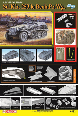 1/35 Dragon Model Sd.Kfz. 253 le Beob.Pz.Wg. Halftrack 6482