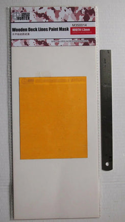 1/350 Flyhawk Mask 1.3mm Wooden Deck Lines Paint Mask (95X120) M350014