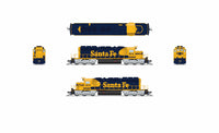 N Broadway Ltd EMD SD40-2 BNSF 6951 ATSF Blue/Yellow w/Patch Paragon4 Sound/DC/DCC 9461