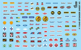 1/24-1/25 Gofer Contingency Sponsor Sheet #3 Decal Sheet 11040