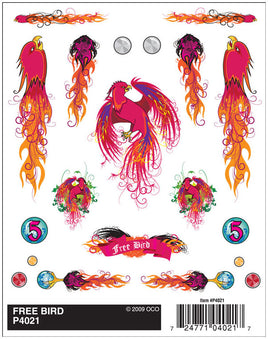 PineCar Free Bird Decal 4021