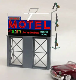 O/HO Miller Engineering Motel Billboard 88-1651 - MPM Hobbies