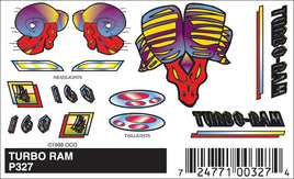 PineCar Turbo Ram Decal 327