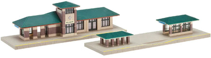 N Kato North American Suburban Station Kit 31-650