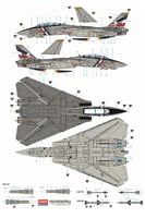 1/48 Academy US Navy F-14D “VF-2 Bounty Hunters” Fighter Aircraft 12370