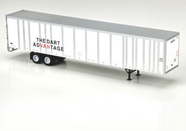 HO Bowser 53' Plate Wall Highway Trailer Dart Road #11221 - 43290