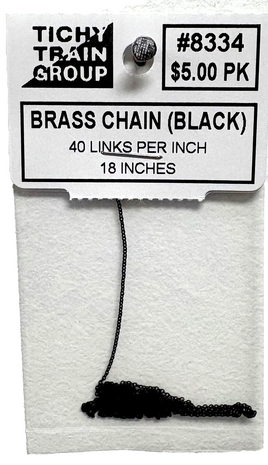 Tichy Train Brass Chain Black 40 LPI 8334