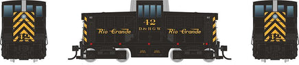 HO Rapido GE 44 Tonner (DC/DCC/Sound): Rio Grande - Black & Yellow: #38 - 048511 - MPM Hobbies