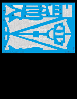 Green Strawberry Star Destroyer for Bandai 001 Decals 1005