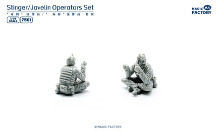 1/35 Magic Factory FIM-92 Stinger/FGM-148 Javelin Operators Set 7501 - MPM Hobbies
