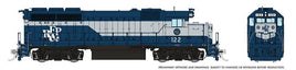 HO Rapido EMD GP40 (DC/DCC/Sound): RF&P - Stylized Scheme: #124 40520