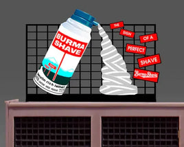 O/HO Miller Engineering Large Burma Shave Billboard 88-1351 - MPM Hobbies