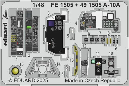 1/48 Eduard A-10A Zoom set for GREAT WALL HOBBY kit FE1505