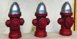 O Bar Mills Scale Fire Hydrants 3 Pack 04026