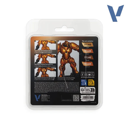 Vallejo Imperial Gold Paint Set 18ml 77.252