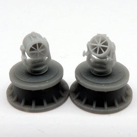 1/350 Black Cat Models Scale Set- Royal Navy Searchlight (X4) 3 Elevations AC350084d