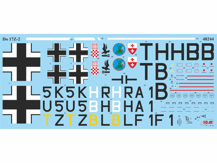 1/48 ICM Do 17Z-2 WWII German Bomber 48244