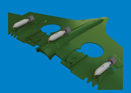 1/48 Eduard P-40 100lb M30 US bombs PRINT Brassin for EDUARD kit 6481083