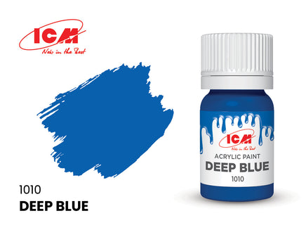 ICM Acrylic Paint Deep Blue (12 ml) 1010
