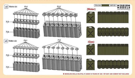1/35 Gecko Models WWII US 20L Jerry Can Set [Value Pack] 35GM0036