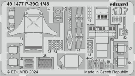 1/48 Eduard P-39Q Photo Etch set for ARMA HOBBY 491477