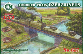 1/72 Uni Model Armored Train Dzerzhinets MT-637