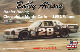 1/25 Salvino Bobby Allison 1981 Monte Carlo “Riverside Winner” 1981