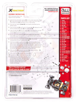 HO Auto World X-Traction Deluxe Pit Kit (1972 Datsun 620 Pickup) TRX138