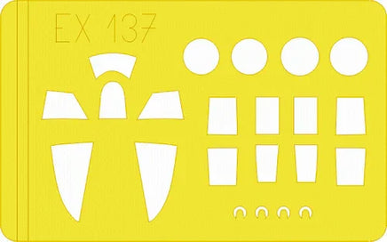 1/48 Eduard Paint Mask for HASEGAWA N1K1-Ja George EX137