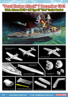 1/700 Dragon Model U.S.S. Arizona BB-39 + IJN Type 97 "Kate" Carrier Bomber 7127
