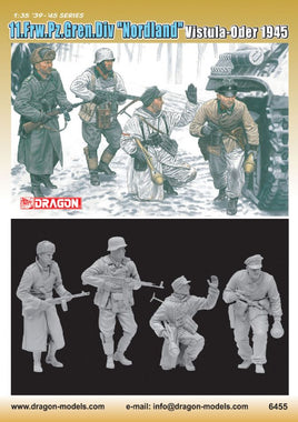 1/35 Dragon Model 11.Frw.Pz.Gren.Div "Nordland" Figure Set 6455
