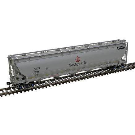 HO Atlas Master Trinity 5660 PD Covered Hopper GACX [ConAgra Mills] #8769 - 20007488