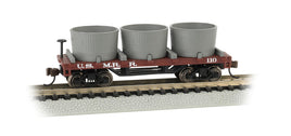 N Bachmann Old-Time Water Tank Car - U.S. Military RR 15554
