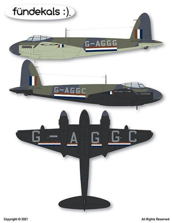 1/32 Fundekals BOAC MOSQUITOES MK VI (6) 32004