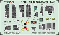 1/48 Eduard F-4C Space for HOBBY 2000 / ACADEMY 3DL48202