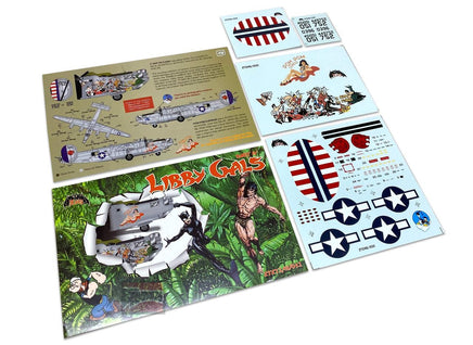1/48 Zotz Decals B-24 Liberator - Libby Gals Noseart 48032
