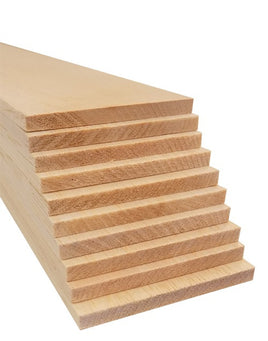 Bud Nosen Balsa Sheet 1/4" x 3" x 36" (10/pkg) 1135