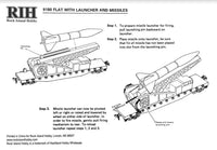 HO Rock Island US Army Missile Launcher w 3 Missiles 32180