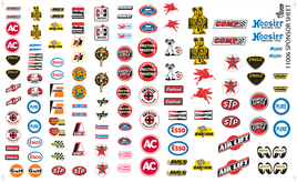 Gofer Decals Sponsor Model Car Decal Sheet 11006