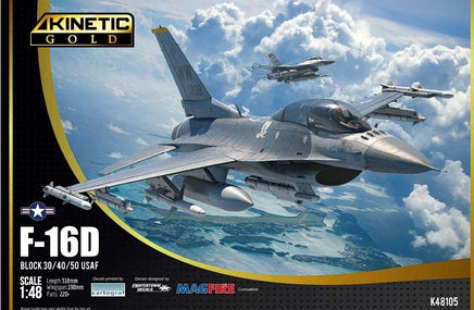 1/48 Kinetic F-16D Block 30/40/50 USAF 48105