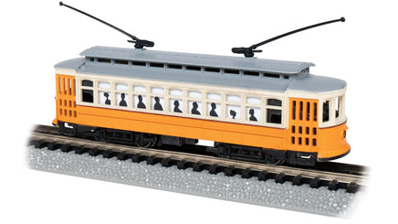 N Bachmann Brill Trolley - Orange Cream & Gray 61089
