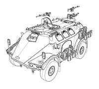 1/72 ACE Model M3 Wheeled Armoured Personnel Carrier (4x4) 72463