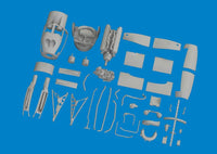 1/48 Eduard P-38F/G left engine PRINT Brassin for TAMIYA 6481036