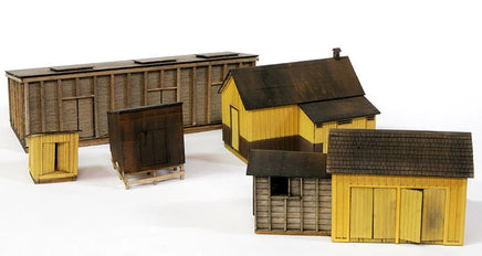 HO Banta Modelworks Rico Outbuildings #2155