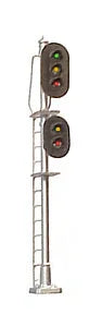 HO Tomar US&S 2-Head 3 Over 2 Light Ground Mast Signal 867CO