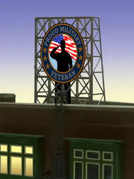N/Z Miller Engineering Proud Military Veterans Billboard 339130 - MPM Hobbies